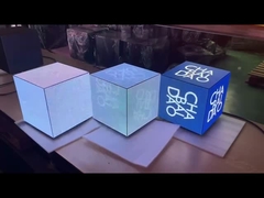 Дисплей 5sides куба показывая доску СИД Advertsing