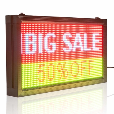 Programmable перечисляя СИД 5000cd/m2 подписывает P10 ОТКРЫТОЕ для рекламы магазина