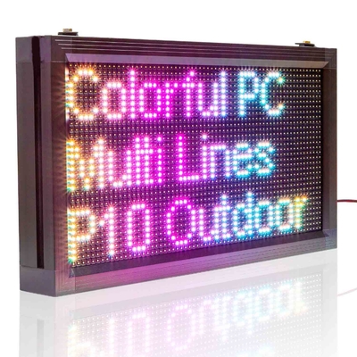 Сообщение СИД открытой выкладки магазина Programmable перечисляя подписывает P10RGB водоустойчивое