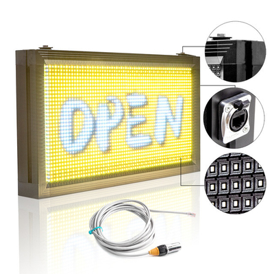 Сообщение СИД открытой выкладки магазина Programmable перечисляя подписывает P10RGB водоустойчивое
