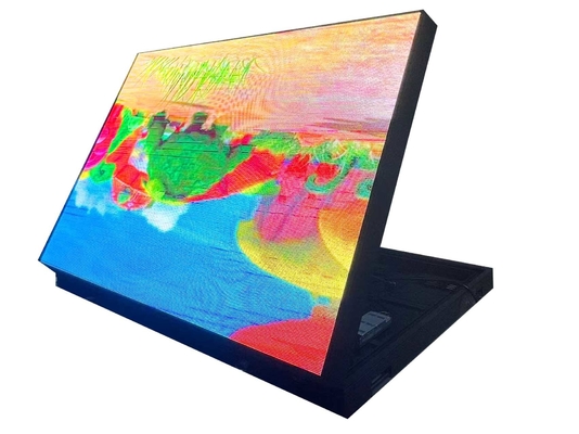 Экрана рекламы СИД беспроводной связи P4RGB шкаф на открытом воздухе передний раскрывая