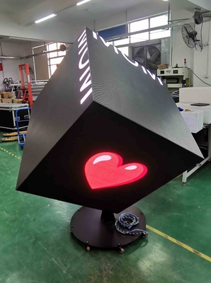 Настраиваемый 640x640 Led Cube экран 6 сторон показывает