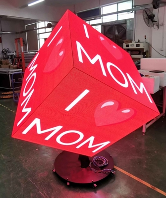 Настраиваемый 640x640 Led Cube экран 6 сторон показывает