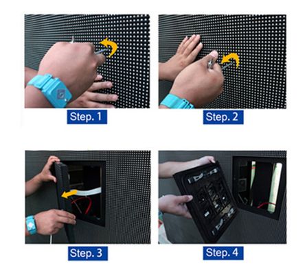 1640x1160mm LED Display with Front Removable Screen and Cabinet Size 500mm X 500mm