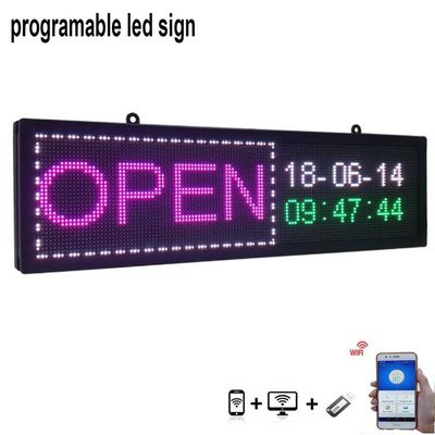 Дисплей окна СИД USB P10 Programmable подписывает крытые знаки 220V приведенные для дела