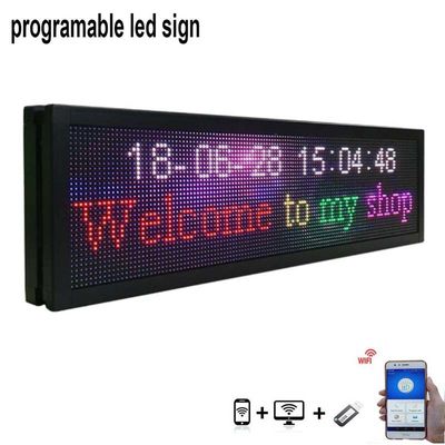 Знак 5000mcd СИД SMD3535 Programmable на открытом воздухе Wifi привел знак для окна автомобиля