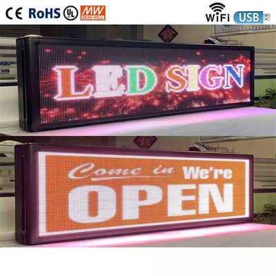 Programmable перечисляя дюйм знаков 40*8 дисплея окна СИД P5 крытый