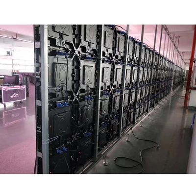 Полный экран 128x128 СИД цвета P3.91 крытый арендный ставит точки стена CE приведенная этапом