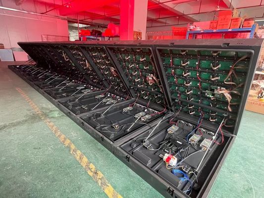 СИД обслуживания P10 фронта PSE красное на открытом воздухе рекламируя дисплей с алюминиевым шкафом