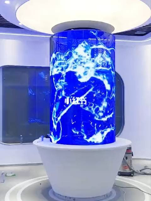 Цилиндр P3.9 - дисплей СИД звезды 7,8 наций прозрачный