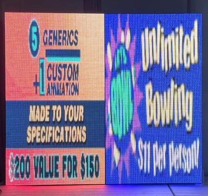 Дисплей СИД стеклянного окна PSE P3RGB для магазинов ресторана и бренда