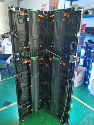 На открытом воздухе фиксированная доска рекламы шкафа дисплея СИД P3.91 500x500