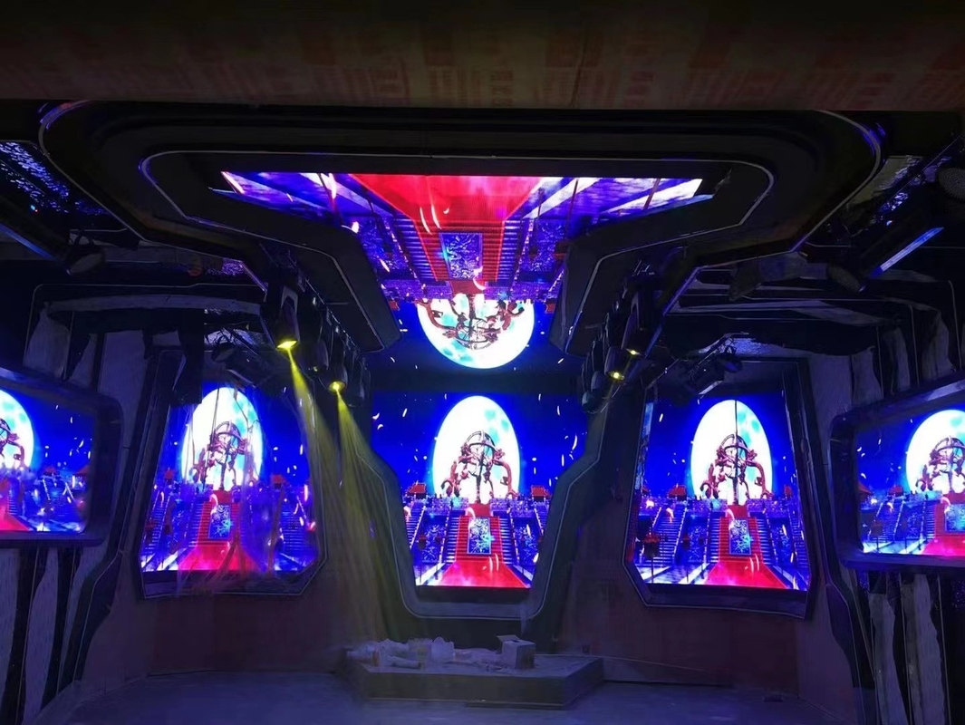 Экран СИД клуба P2 RGB, стена предпосылки СИД цифров украшения кино
